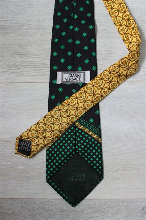 mens versace pocket square|Versace men's silk ties.